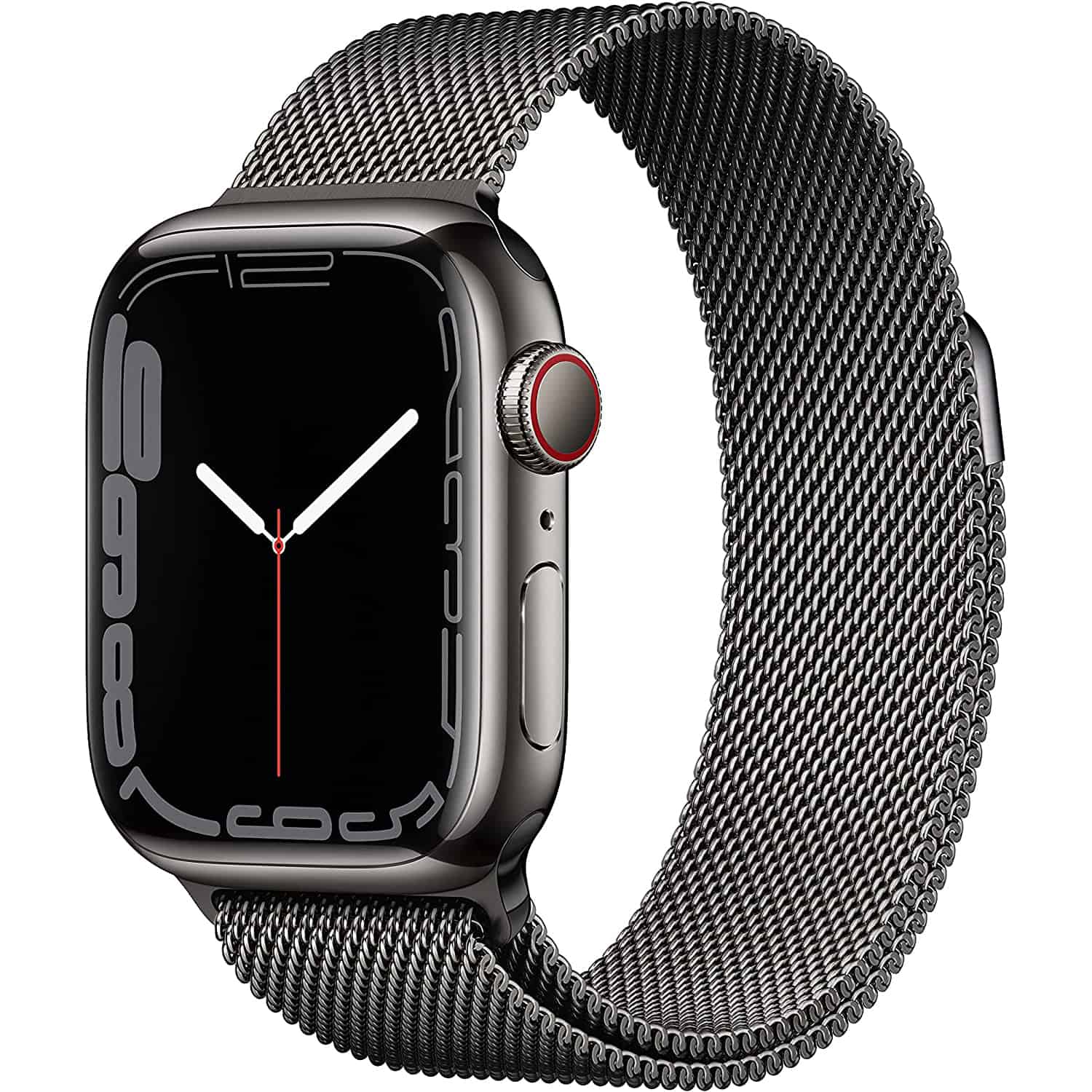 ساعت هوشمند اپل واچ سری 7 مدل 45mm Stainless Steel Case with Milanese Loop Steel Band1