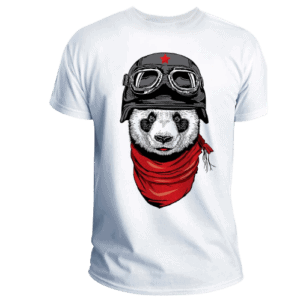 تی شرت انارچاپ طرح پاندا مدل T01008