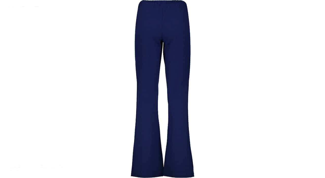 شلوار دمپا گشاد کمرکش زنانه آبی کاربنی مدل 2331