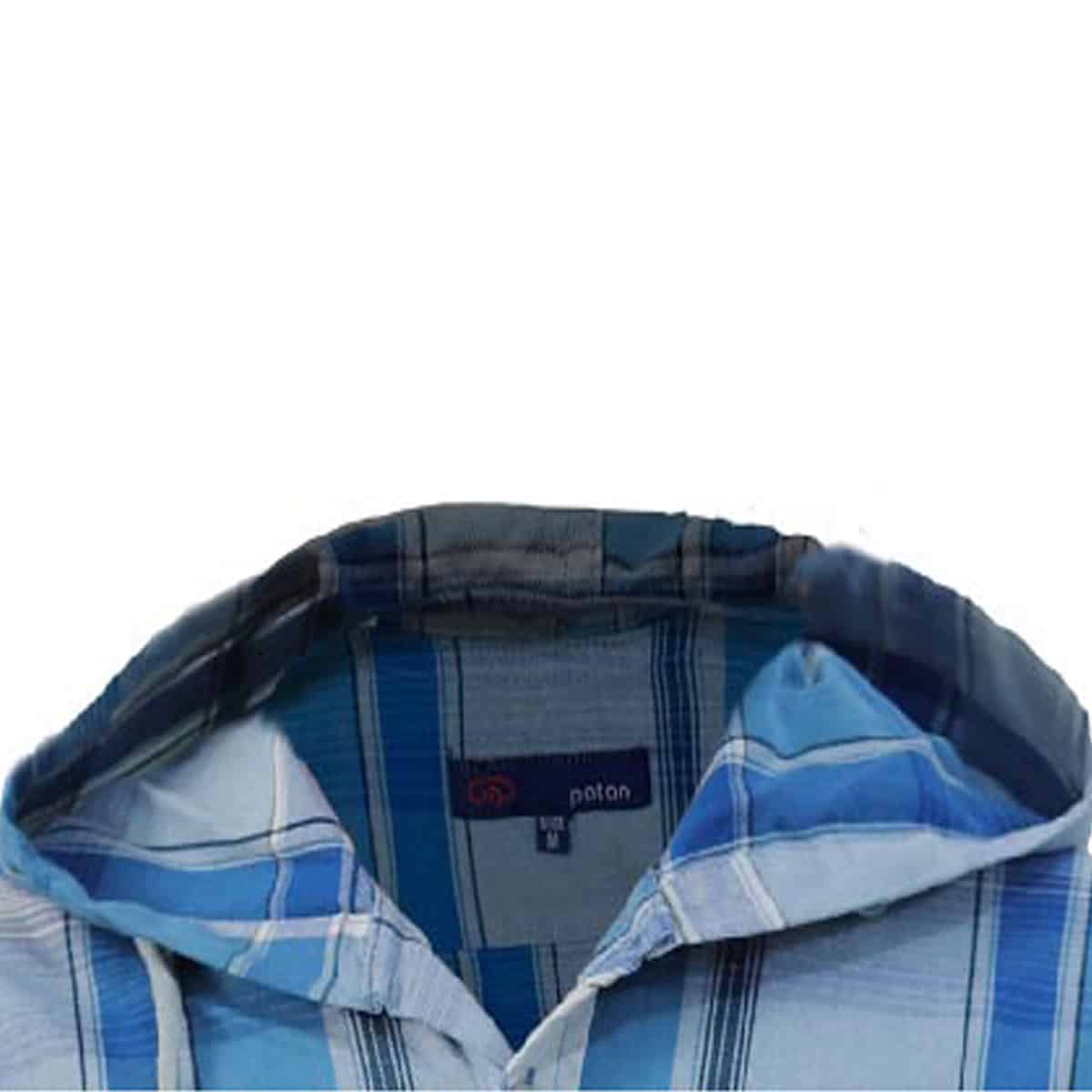 پیراهن آستین بلند مردانه پاتن جامه مدل 102721000244541 طرح کلاهدار1