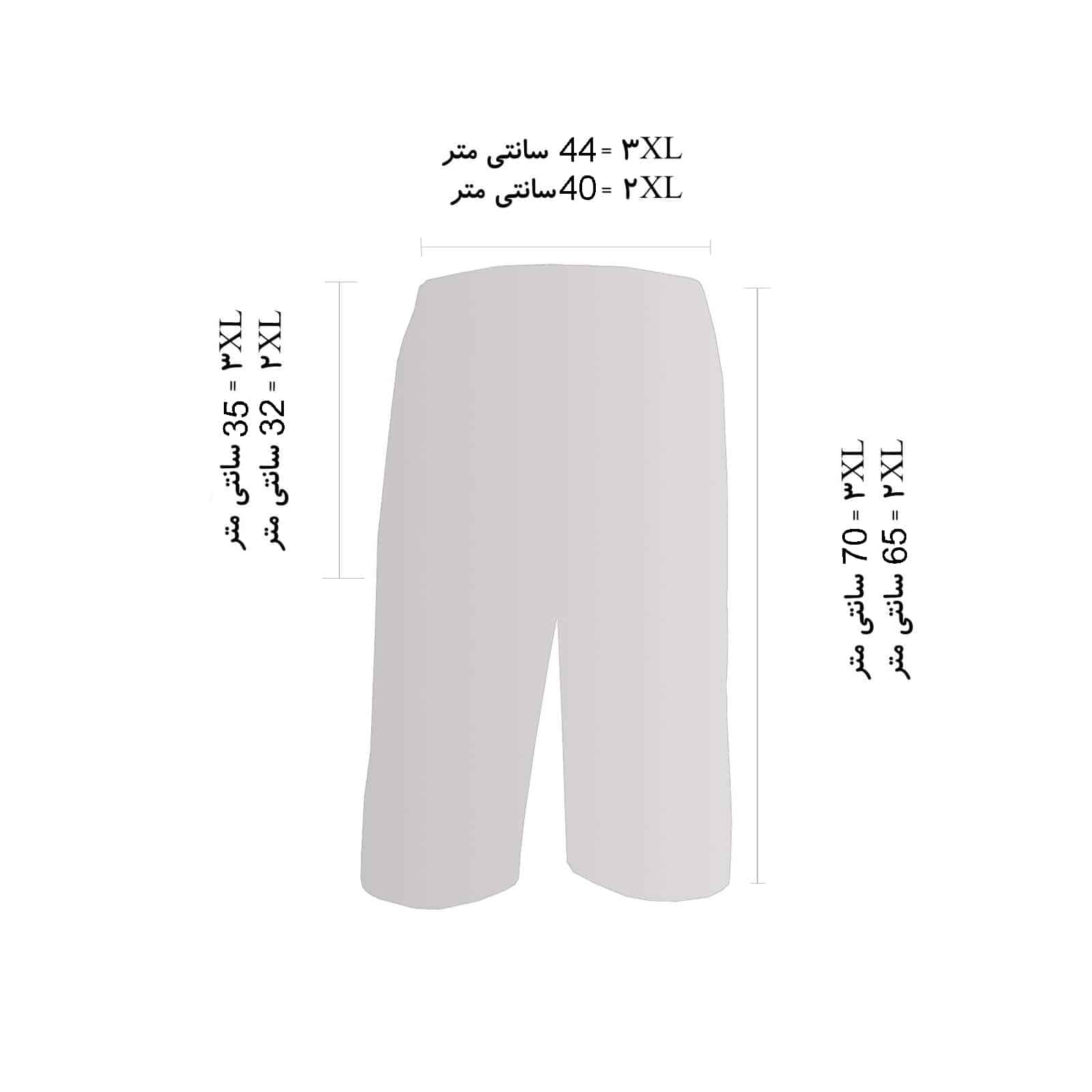 شلوارک مردانه مدل جین کد RK-402740